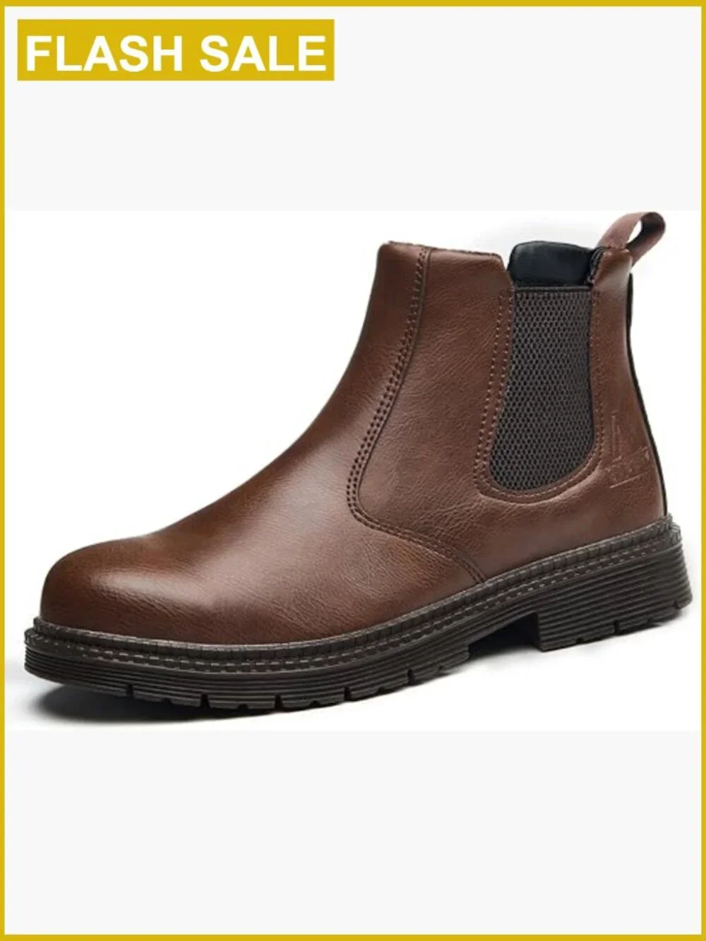 Steel Toe Chelsea Boots Men Work Construction Safety Waterproof Lightweight
